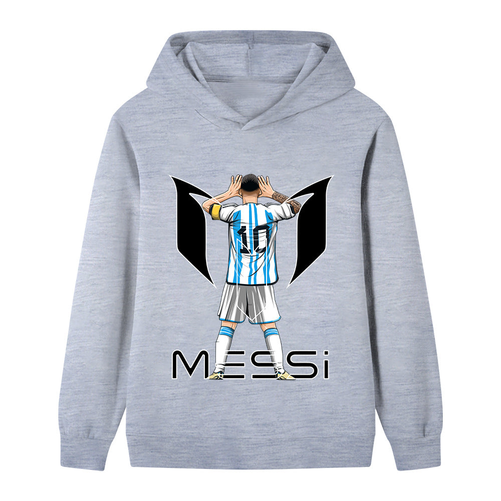 Lionel Messi Fotball Hettegenser til Barn - Hoodie