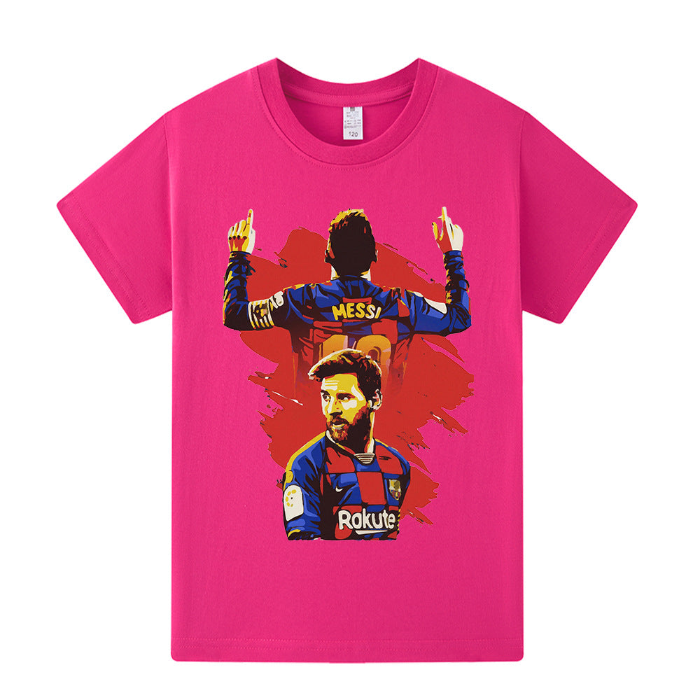 Lionel Messi Fotball T-skjorte til Barn - Barcelona