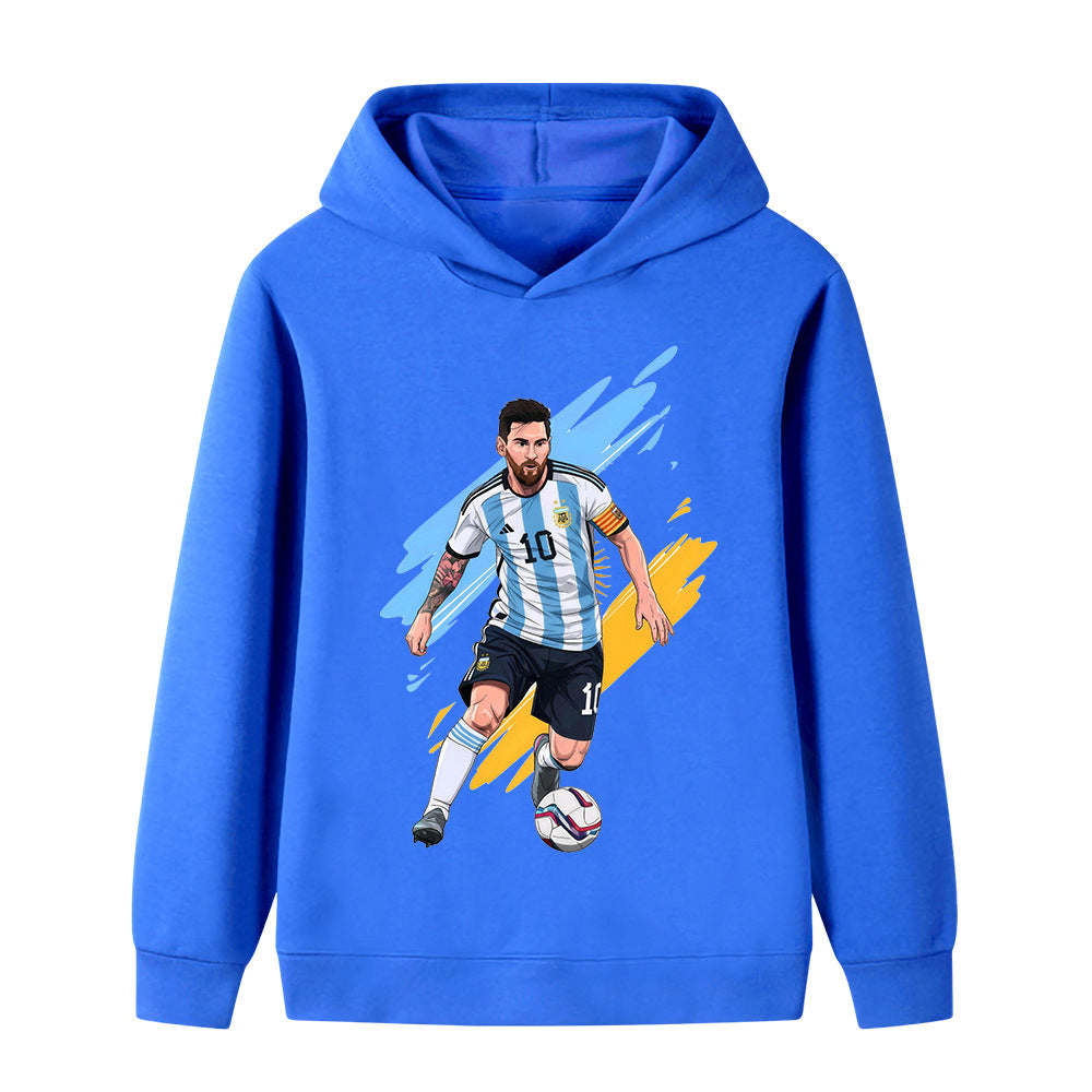Lionel Messi Fotball Hettegenser til Barn - Argetina