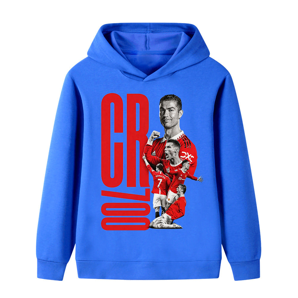 Cristiano Ronaldo Fotball Hettegenser til Barn - Manchester United - Hoodie
