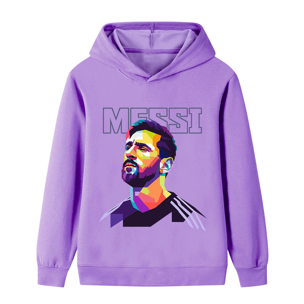 Messi Fotball Hettegenser til Barn - Hoodie