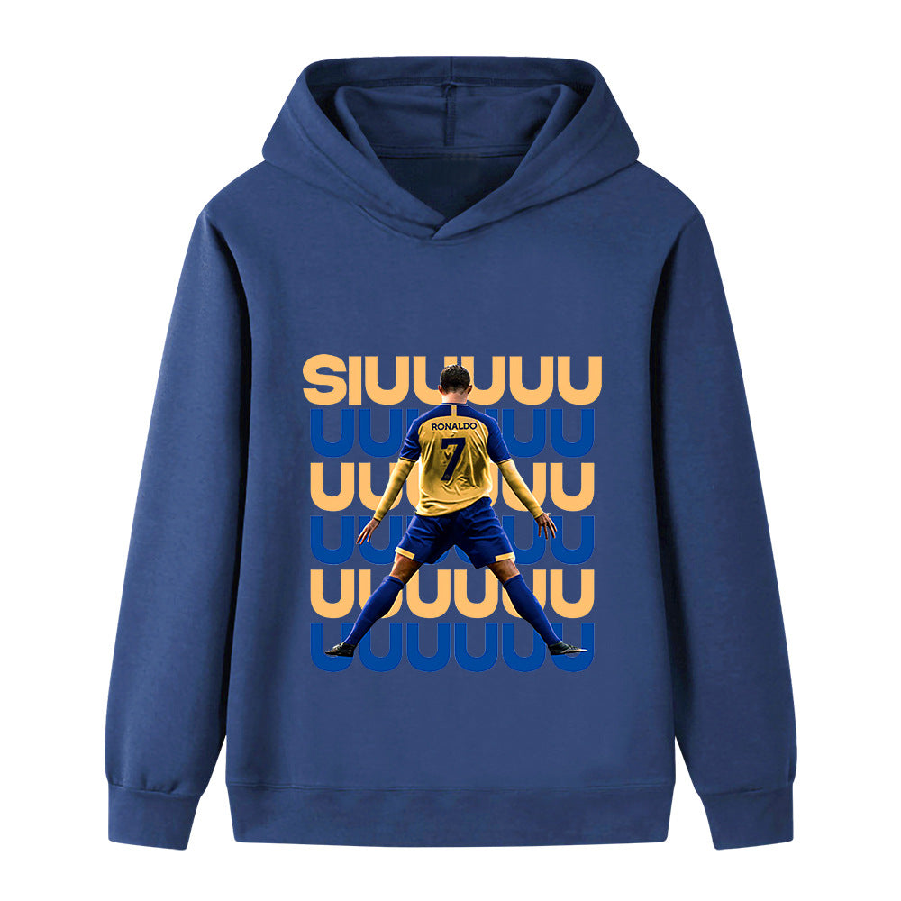 Ronaldo Fotball Hettegenser til Barn - Siuuu
