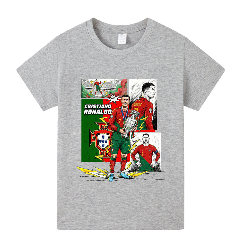 Cristiano Ronaldo Fotball T-skjorte til Barn - Portugal - Style