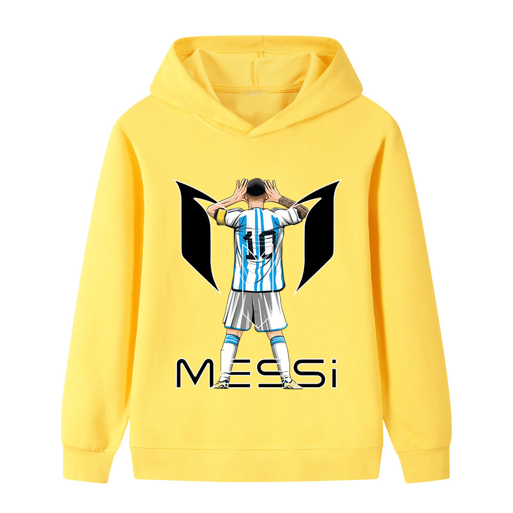 Lionel Messi Fotball Hettegenser til Barn - Hoodie