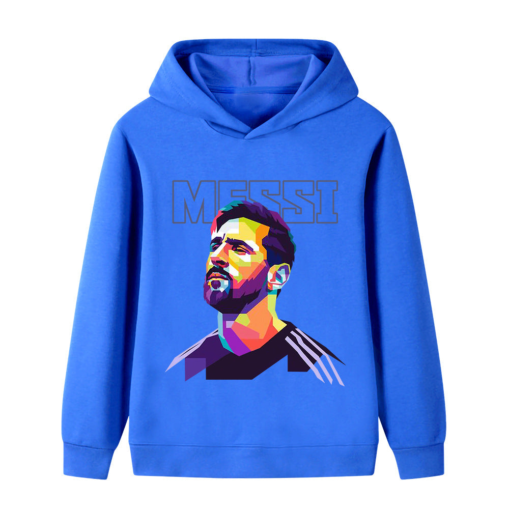 Messi Fotball Hettegenser til Barn - Hoodie