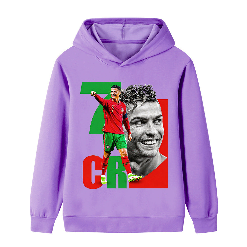 Cristiano Ronaldo Fotball Hettegenser til Barn - Portugal - Hoodie