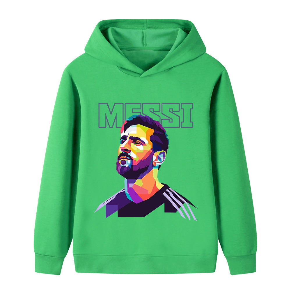 Messi Fotball Hettegenser til Barn - Hoodie