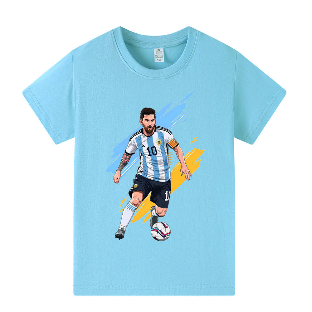 Lionel Messi Fotball T-skjorte til Barn - Argetina