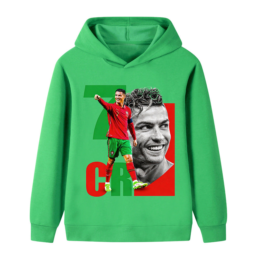 Cristiano Ronaldo Fotball Hettegenser til Barn - Portugal - Hoodie