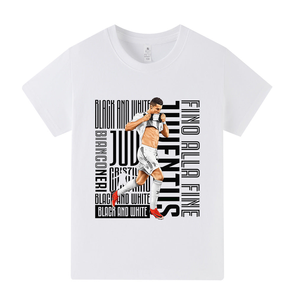 Ronaldo Fotball T-skjorte til Barn - Juventus