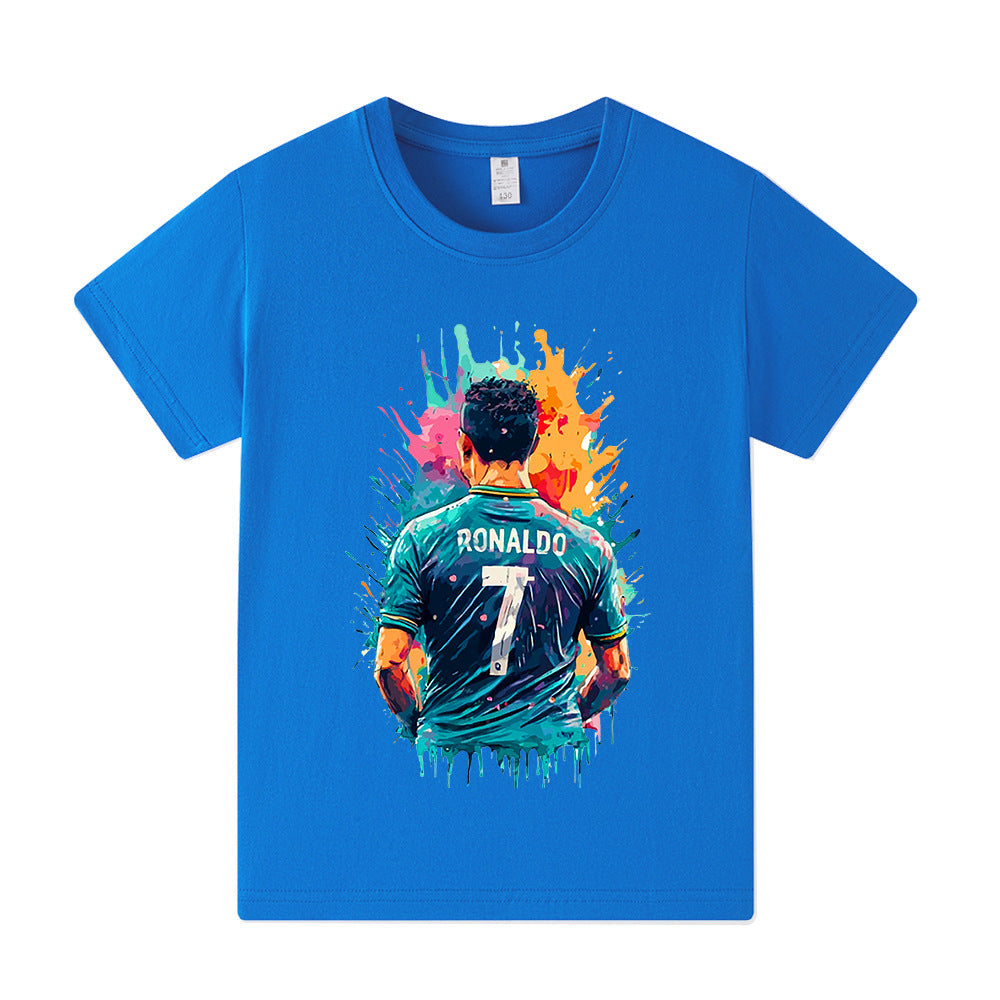 Ronaldo Fotball T-skjorte til Barn - Behagelig