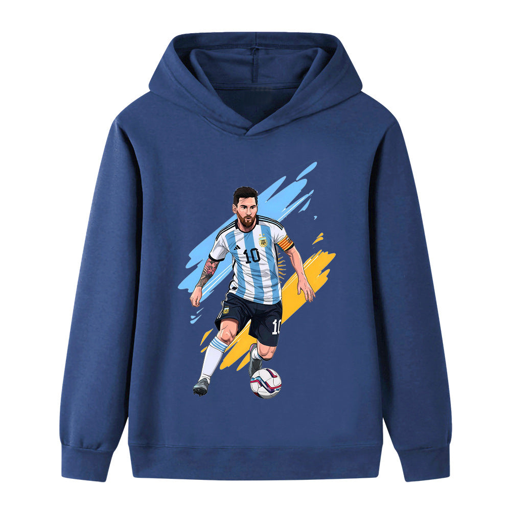 Lionel Messi Fotball Hettegenser til Barn - Argetina