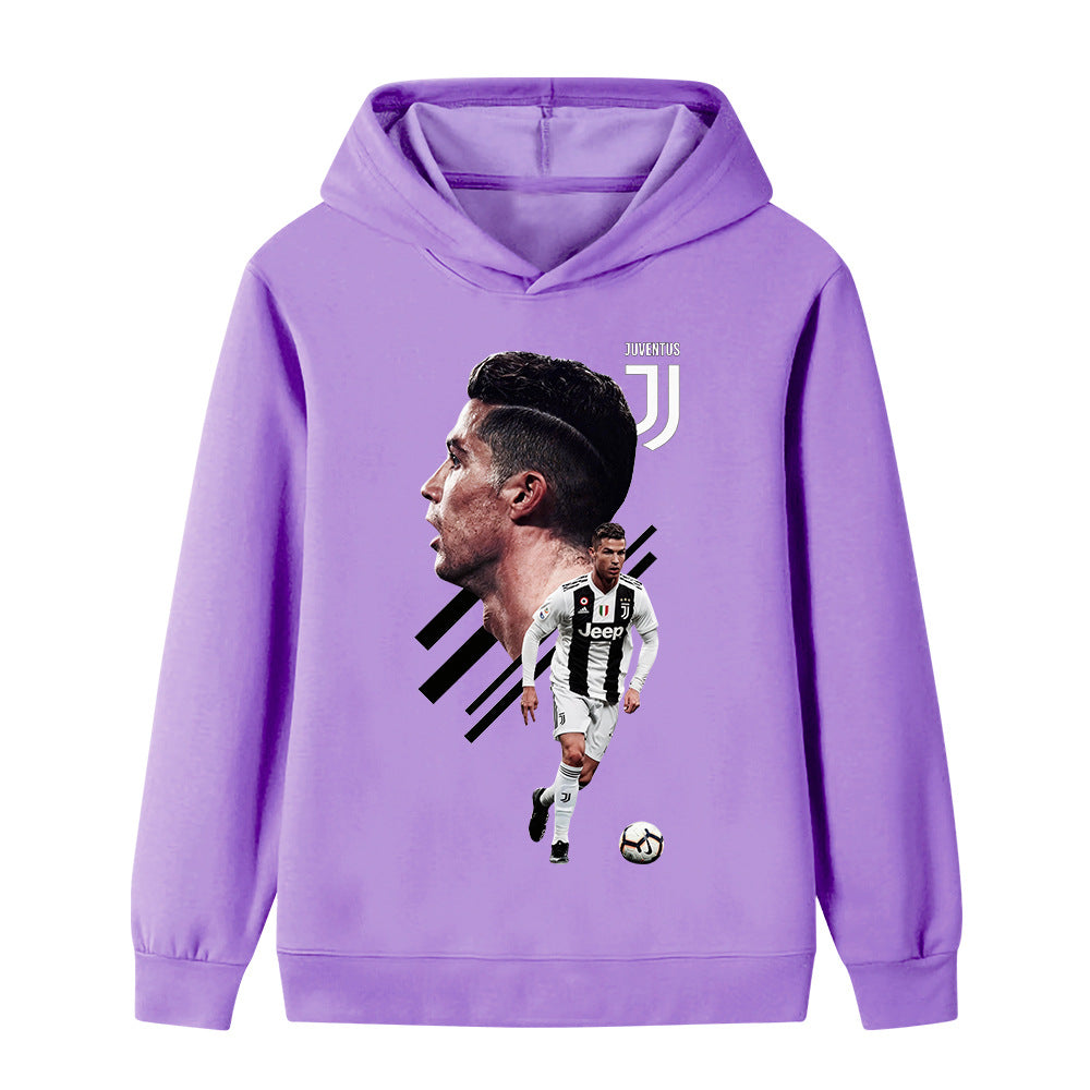 Ronaldo Fotball Hettegenser til Barn - Juventus - Hoodie