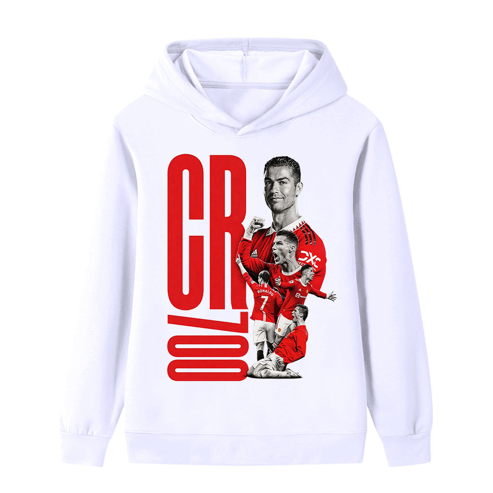 Cristiano Ronaldo Fotball Hettegenser til Barn - Manchester United - Hoodie
