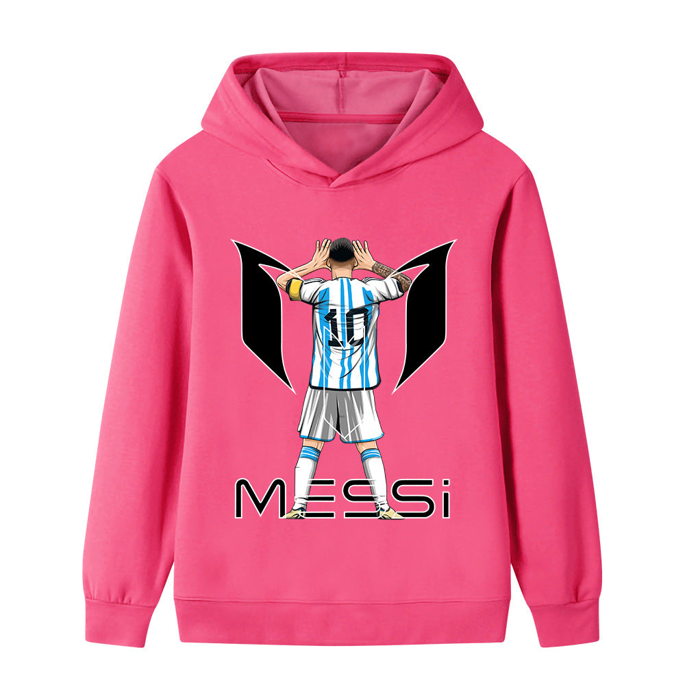 Lionel Messi Fotball Hettegenser til Barn - Hoodie
