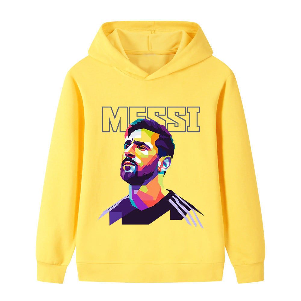 Messi Fotball Hettegenser til Barn - Hoodie