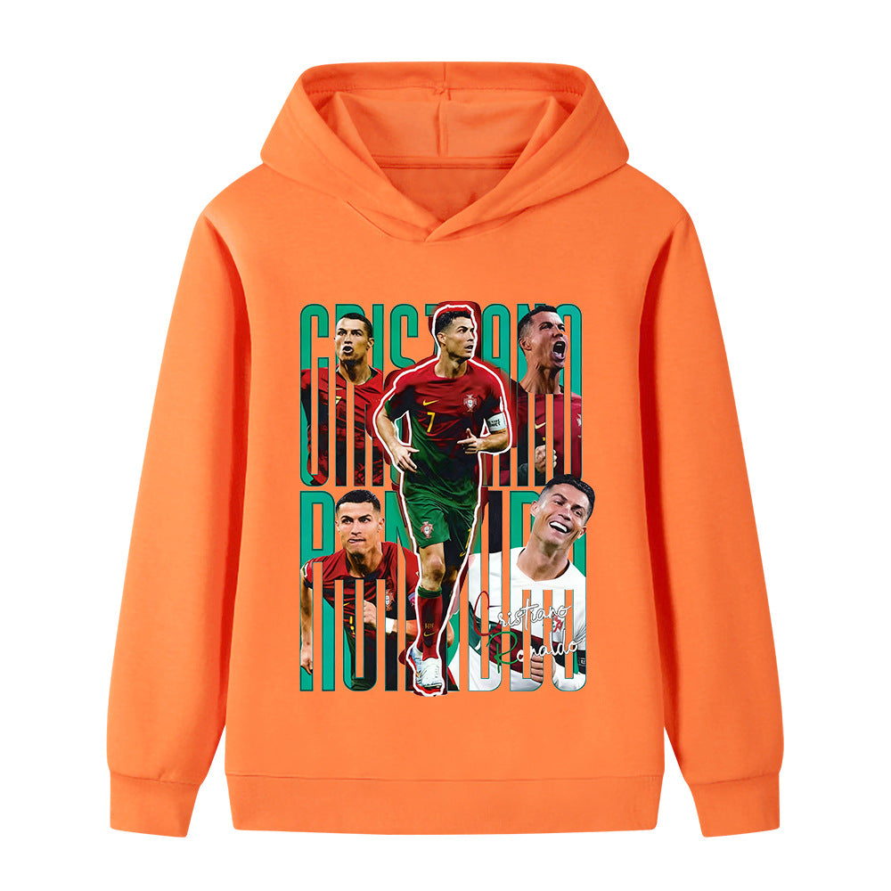 Ronaldo Fotball Hettegenser til Barn - Portugal - Hoodie