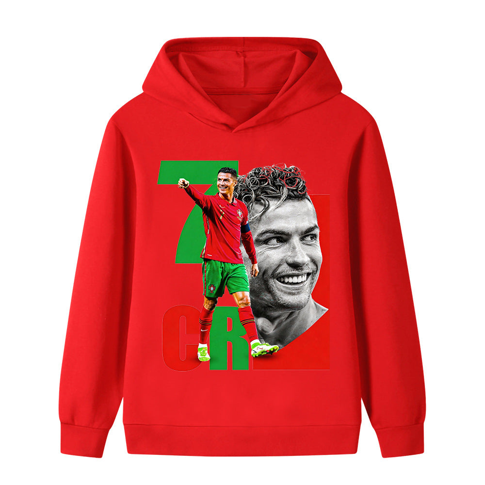 Cristiano Ronaldo Fotball Hettegenser til Barn - Portugal - Hoodie
