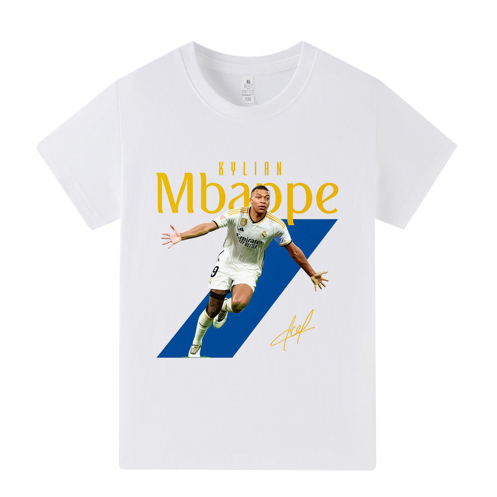 Kylian Mbappé Fotball T-skjorte til Barn