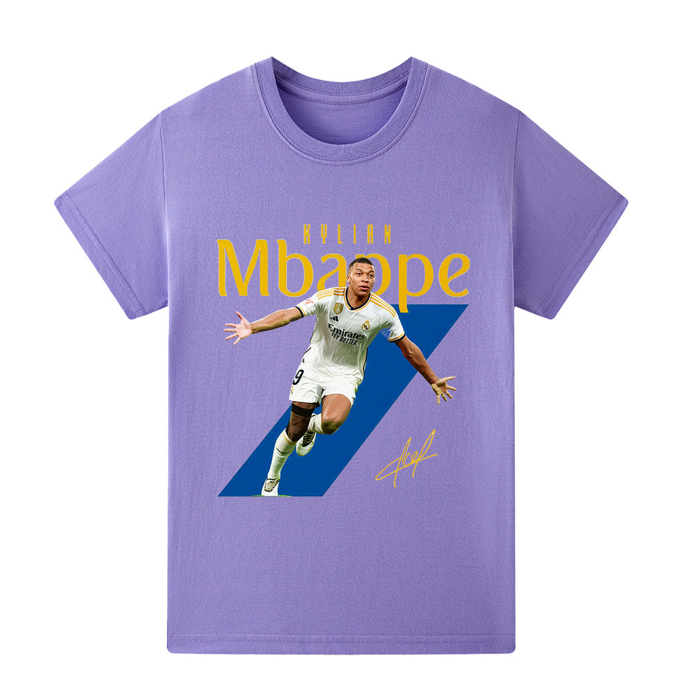 Kylian Mbappé Fotball T-skjorte til Barn