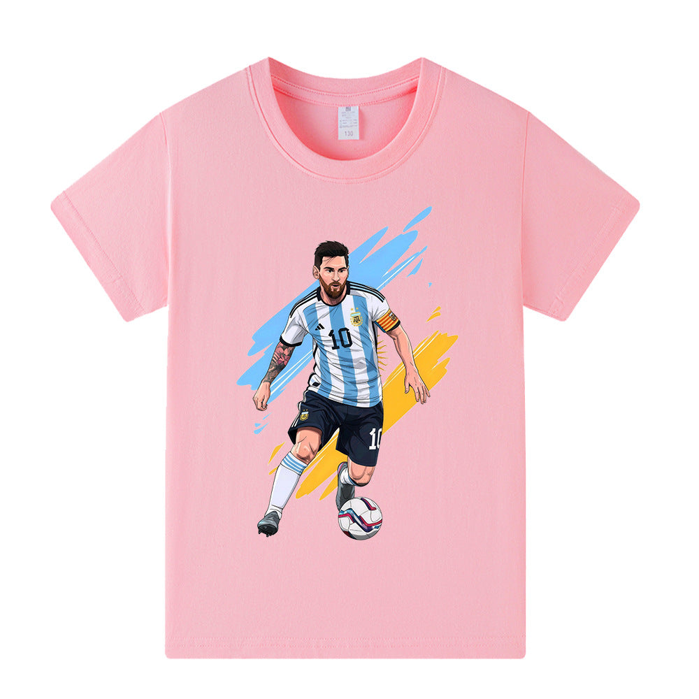 Lionel Messi Fotball T-skjorte til Barn - Argetina