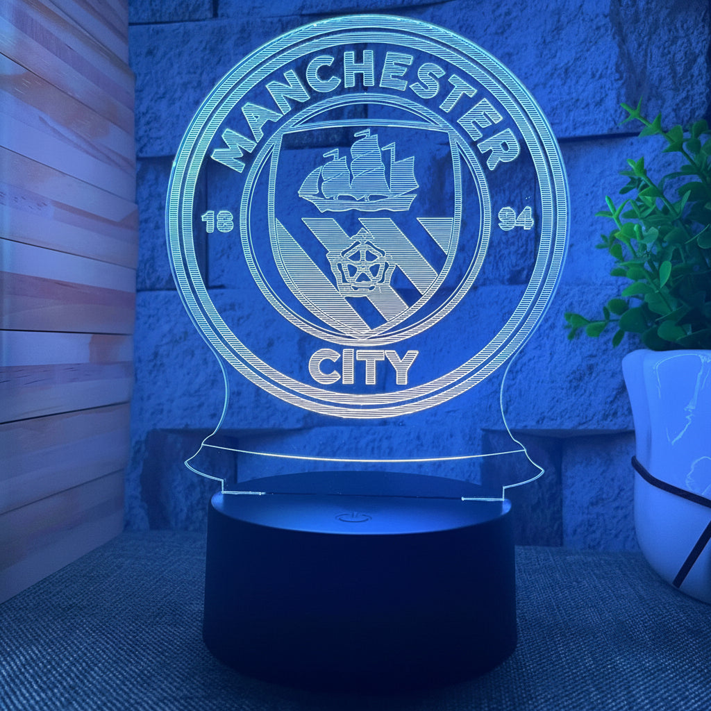 Fotball 3D Illusjon LED-Lampe - Nattlampe - Nattlampe