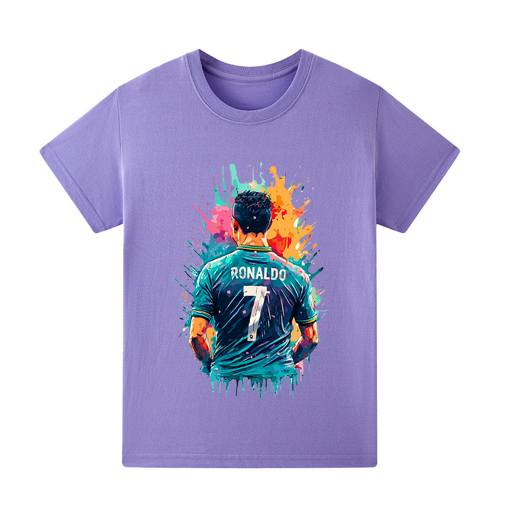 Ronaldo Fotball T-skjorte til Barn - Behagelig