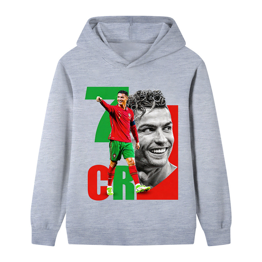 Cristiano Ronaldo Fotball Hettegenser til Barn - Portugal - Hoodie