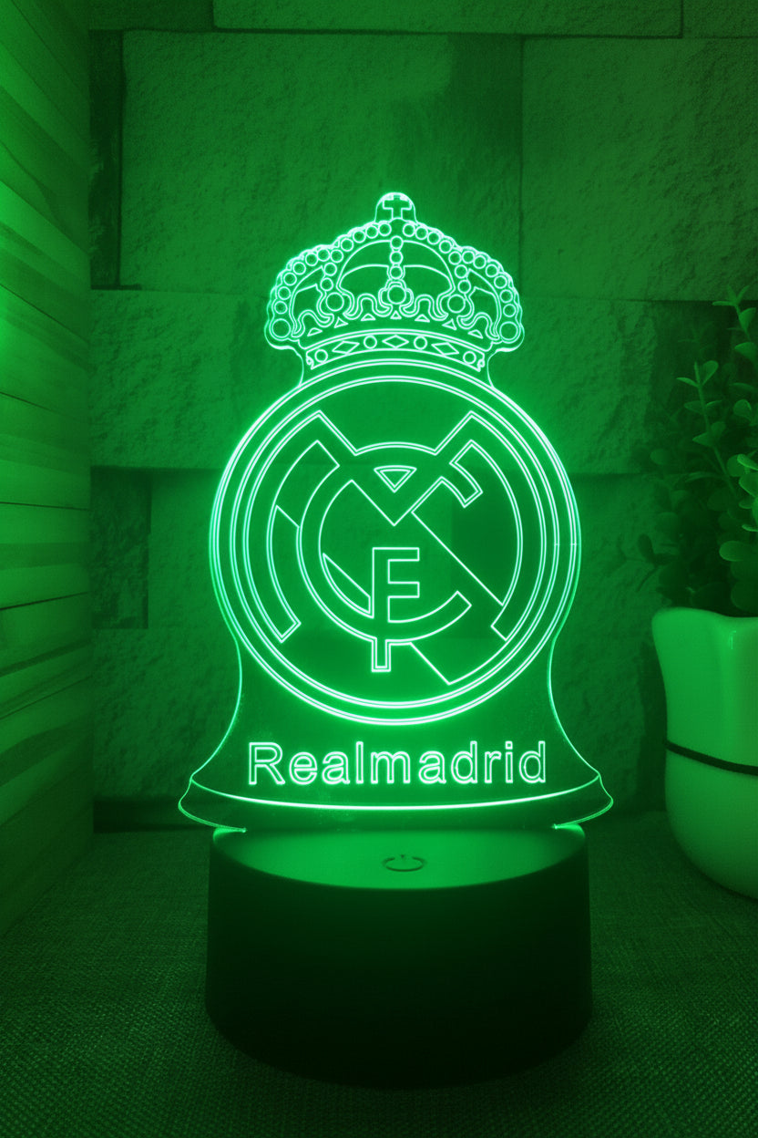 Fotball 3D Illusjon LED-Lampe - Nattlampe - Nattlampe