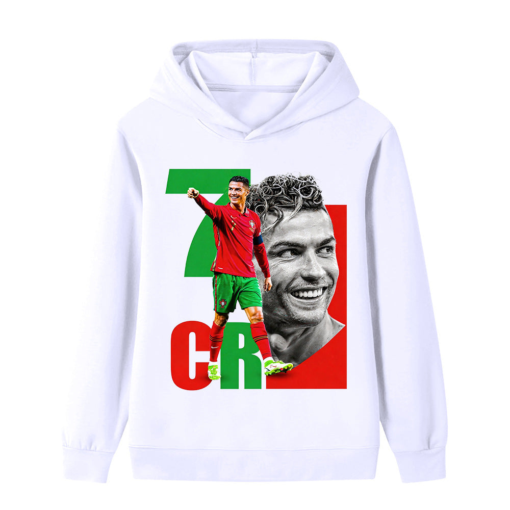 Cristiano Ronaldo Fotball Hettegenser til Barn - Portugal - Hoodie