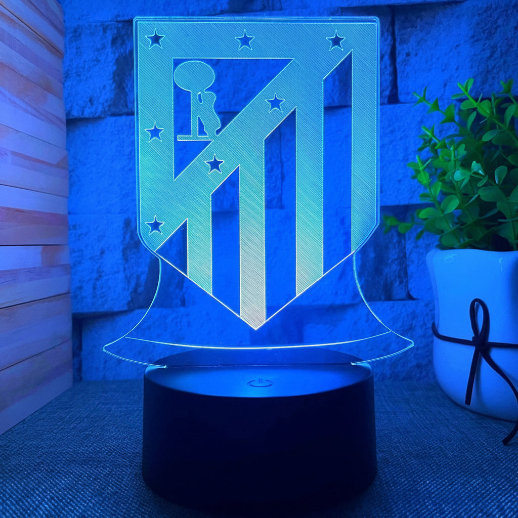 Fotball 3D Illusjon LED-Lampe - Nattlampe - Nattlampe