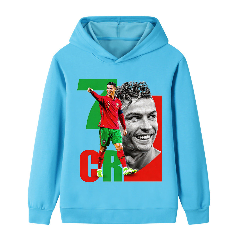 Cristiano Ronaldo Fotball Hettegenser til Barn - Portugal - Hoodie