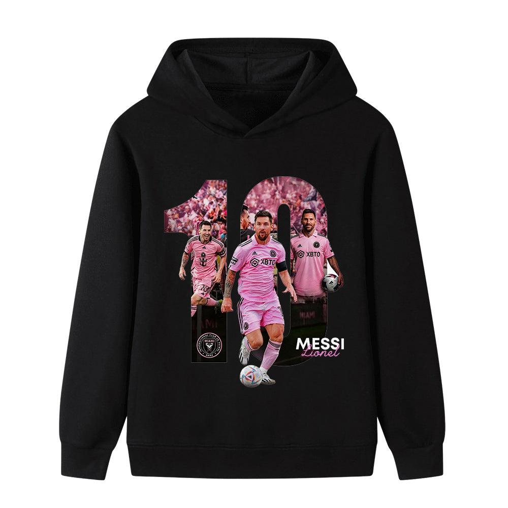 Lionel Messi Fotball Hettegenser til Barn - Miami