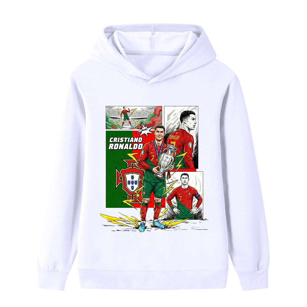 Cristiano Ronaldo Fotball Hettegenser til Barn - Portugal - Style