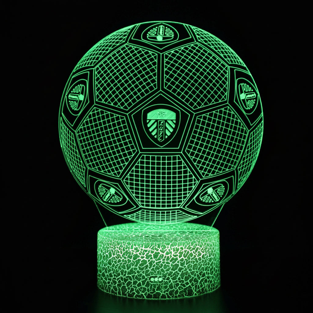 Fotball 3D Illusjon LED-Lampe - Nattlampe - med Fjernkontroll
