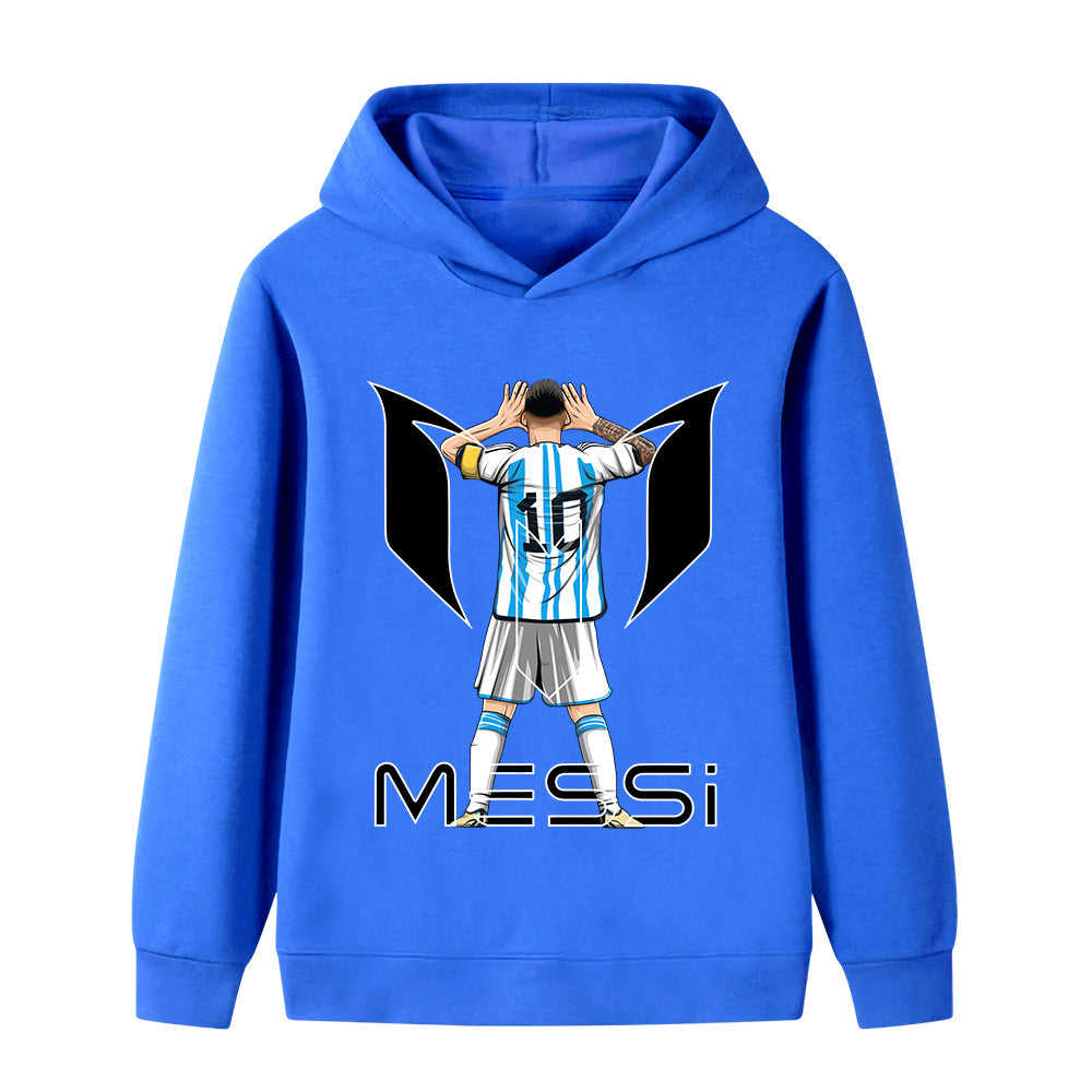Lionel Messi Fotball Hettegenser til Barn - Hoodie