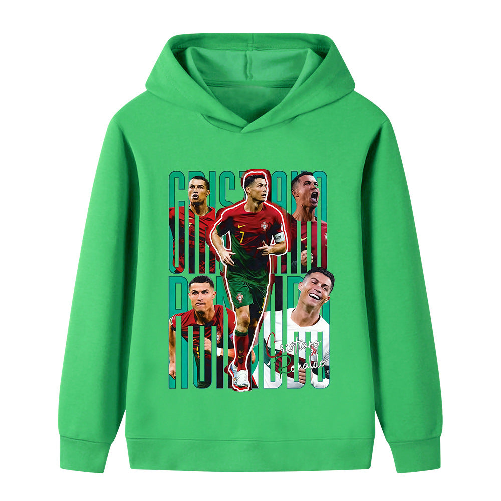 Ronaldo Fotball Hettegenser til Barn - Portugal - Hoodie