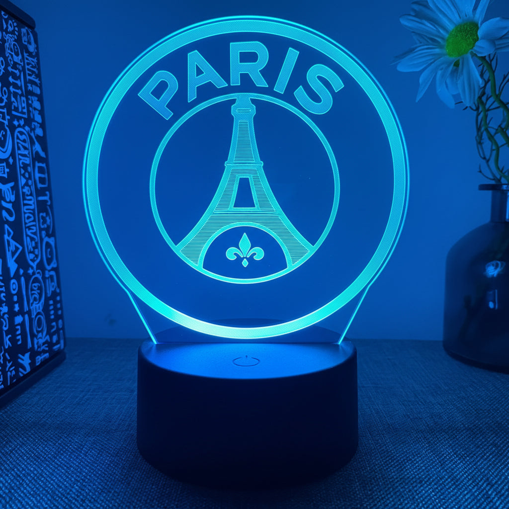 Fotball 3D Illusjon LED-Lampe - Nattlampe - USB-drevet