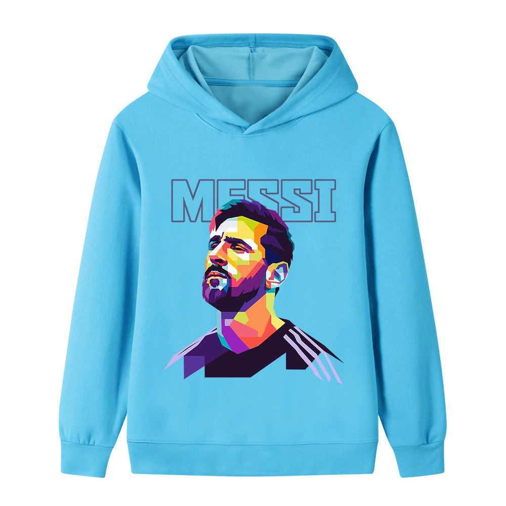 Messi Fotball Hettegenser til Barn - Hoodie