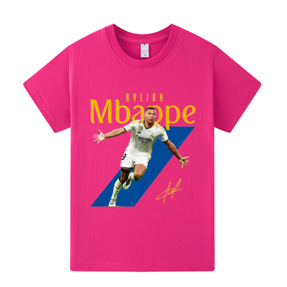 Kylian Mbappé Fotball T-skjorte til Barn