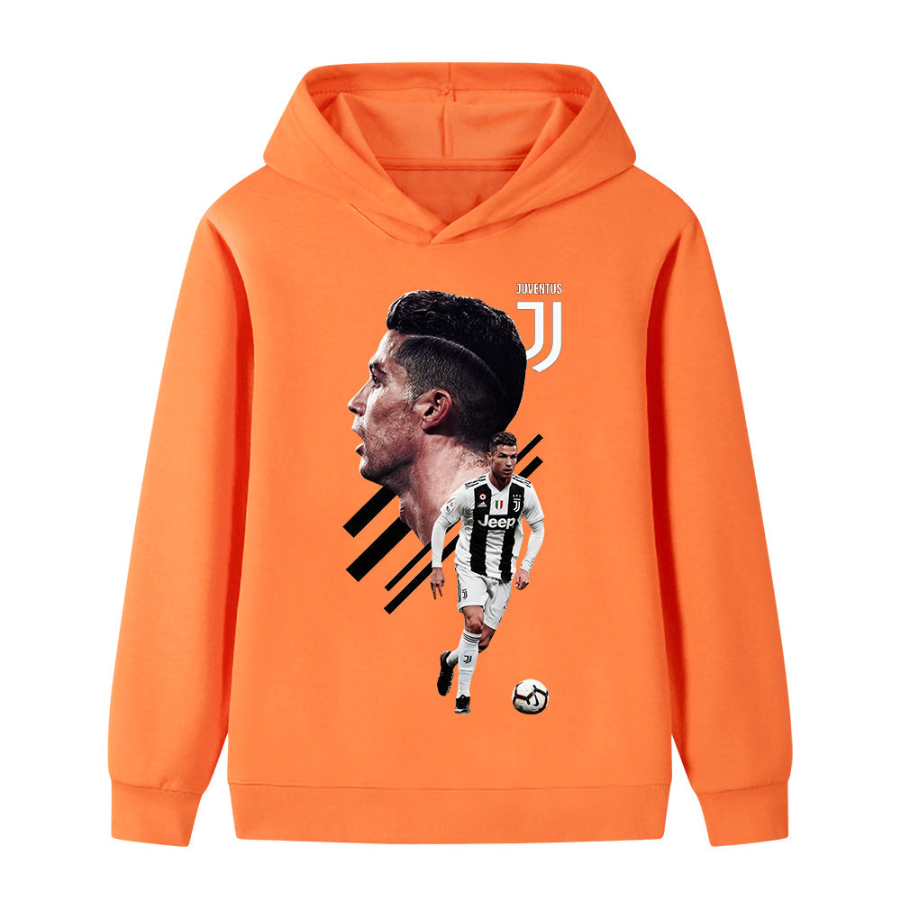 Ronaldo Fotball Hettegenser til Barn - Juventus - Hoodie