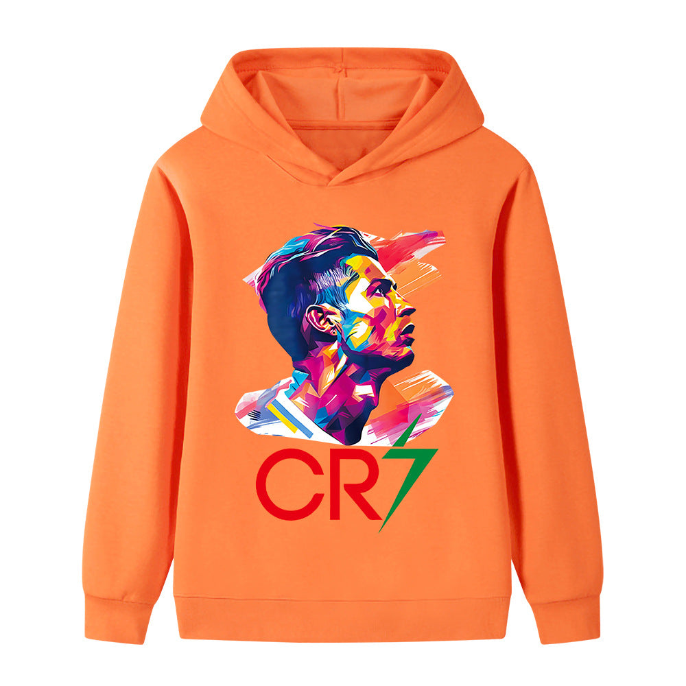 Cristiano Ronaldo Fotball Hettegenser til Barn - Hoodie