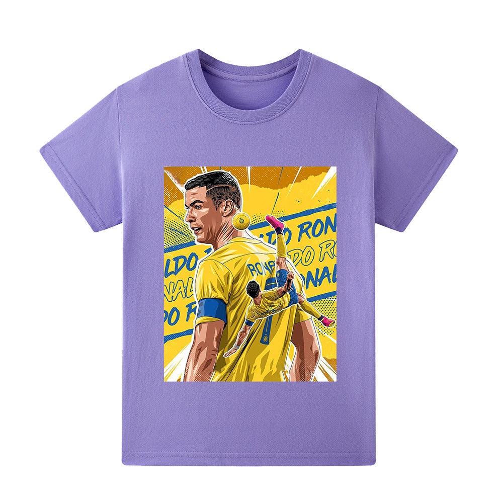 Cristiano Ronaldo Fotball T-skjorte til Barn - Al Nassr