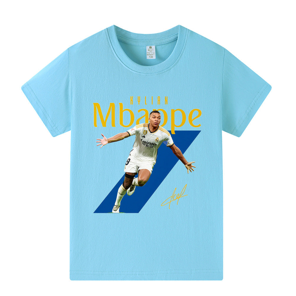 Kylian Mbappé Fotball T-skjorte til Barn