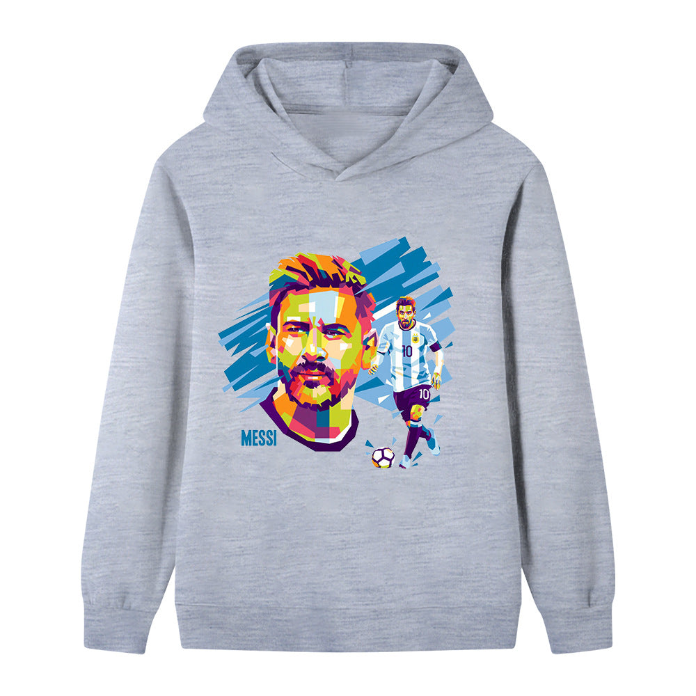 Lionel Messi Fotball Hettegenser til Barn - Myk