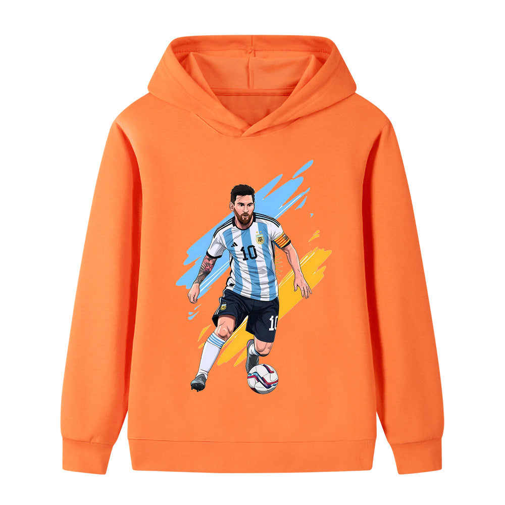 Lionel Messi Fotball Hettegenser til Barn - Argetina