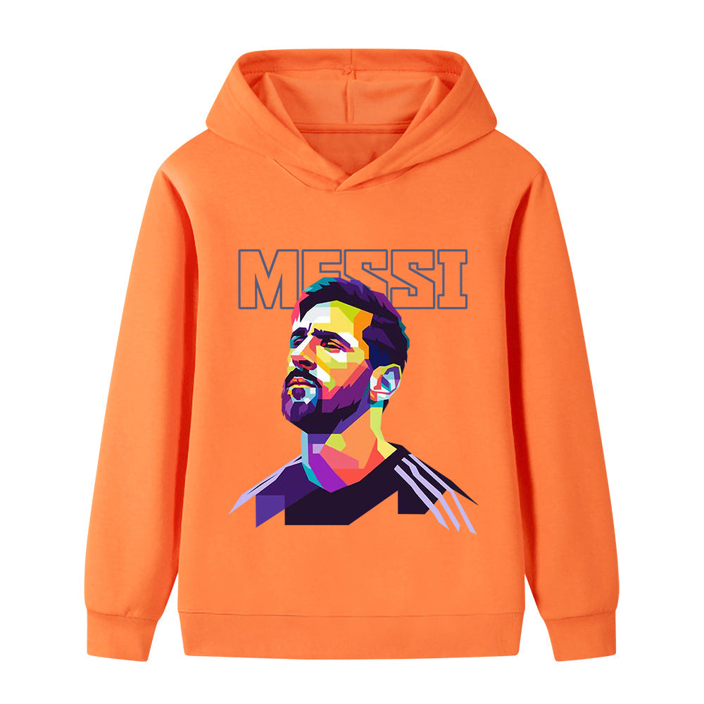 Messi Fotball Hettegenser til Barn - Hoodie