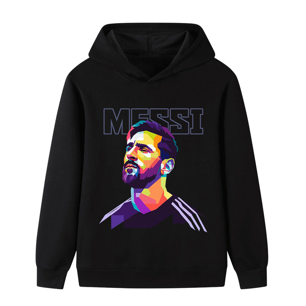 Messi Fotball Hettegenser til Barn - Hoodie