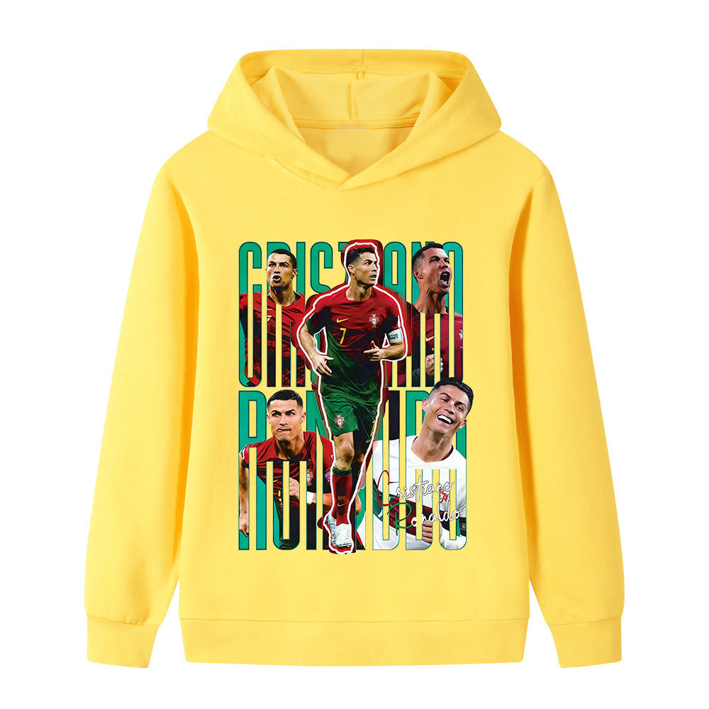 Ronaldo Fotball Hettegenser til Barn - Portugal - Hoodie