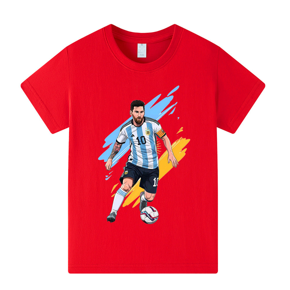 Lionel Messi Fotball T-skjorte til Barn - Argetina